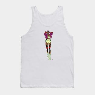 Cyberpunk Character Drawing Tank Top